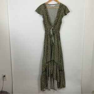 Beyond‎ The Radar Polka Dot High Low Hem Dress Womens Size Small